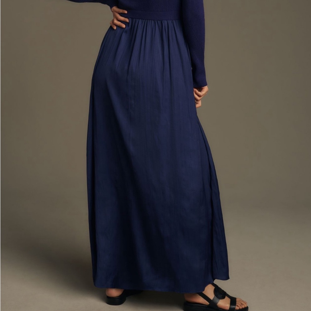 Anthropologie Navy Maxi Dress - Picture 11 of 13